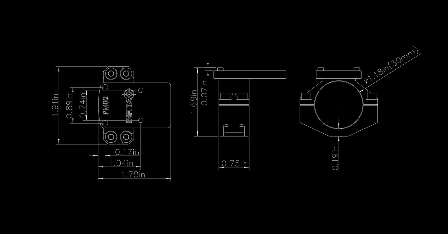 PM02 30mm Ring Mount